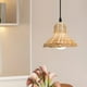 thumbnail image 1 of Pantalla de ratán para lámpara colgante, lámpara de techo, estilo bohemio, pantalla de ratán tejida para cocina, isla, cocina, hotel, comedor, decorac, 1 of 10