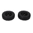 thumbnail image 2 of 1/24 Wheel Rim Rubber Tire, Compact 1/24 Metal Tyre Set  For AXIAL SCX24 RC Car Black,Silver,Red, 2 of 8