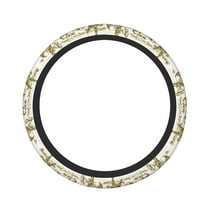 Bingfone Cattle Drive By Two Cowboys 1 Steering Wheel Cover - Universal 15 Inches Car Steering Wheel Covers Grip Auto Internal Accessories