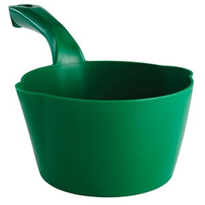 Vikan 32 oz. Round Scoop - Green (2 Units)