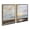 Gold, variant on Kate and Laurel Sylvie Carolina Sunset Diptych Framed Canvas Wall Art Set by Mary Sparrow, 2 piece 18x24 White, Natural Beach Landscape Art Set for Home Wall Decor