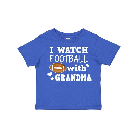 Inktastic I Watch Football with My Grandma Boys Toddler T-Shirt