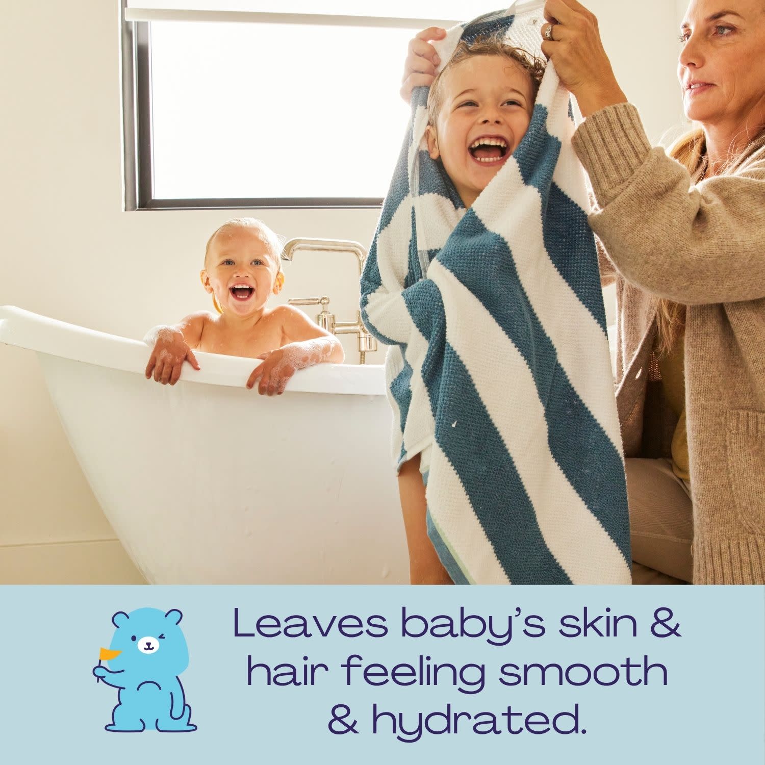 Hello Bello Ultra-Hydrating Fragrance-Free Baby Shampoo & Body Wash photo 2