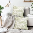 thumbnail image 5 of Sage Green Vintage Pillow Covers 16x16 Inch French Country Throw Pillows for Couch Farmhouse Soft Durable Cushion Covers Pillowcase Rustic Retro Pillow Cases for Bed Patio Outdoor Decor Set of 2, 5 of 6