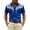 Blue, variant on Mens Western Cowboy Printed Short Sleeve Button Up Shirt Casual Tee Alternative Blend Country Concert Rodeo Dress Up