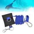 thumbnail image 1 of Cuerda de compañero de buceo con otro buzo, cuerda de portátil, cordón de buceo para cámaras de deportes acuáticos, herramientas de paletas azul, 1 of 8