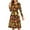 Thanksgiving Fall Maple Leaves, variant on FKELYI Thanksgiving Women Dresses Knee Length Size L Casual Fall Maple Leaves Swing Twirl Skater Dress Comfy Long Sleeve Dress for women Formal