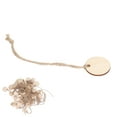 thumbnail image 4 of 50 Uds. Etiquetas para botellas de vino, manualidades de madera redondas simples a la moda, copas para botellas de vino, etiquetas colgantes pequeñas para boda, 4 of 8
