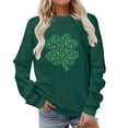 thumbnail image 5 of Guluxicc Sweatshirts for Women Casual Long Sleeve Graphic Printed Shirts St. Patrick's Day Pullover Tops, L, 5 of 6