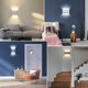 thumbnail image 3 of Aplique de pared moderno AC85-265V luces LED montadas hacia arriba iluminación interior para dormitorio balcón, 3 of 8