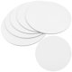 thumbnail image 2 of WORGEOUS 6PCS 20CM Tablero de dibujo de lienzo redondo Tablero de pintura de arte premium Tablero de forma redonda Artista Tablero de lienzo Pintura al óleo Lienzo Sketchpad (Blanco White, 2 of 9
