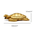 thumbnail image 3 of QuLuJing Fathers Day Gift Ideas, Little Turtle Table top Decoration Lighter Open Flame Lighter Personalized Plating Lighter, 3 of 9