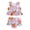 Orange Floral, variant on Emy Dola Baby Infant 2-Piece Swimsuit Toddler Girl's Ruffle Bathing Suit Kids Summer Beach Tankini Swimwear Sets 1-6 Years