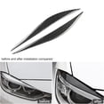 thumbnail image 4 of Faros de fibra de carbono para cejas reemplazo de párpados para BMW F30 320i 325i 316i faro del Carevas Lámpara de coche Tira de cejas, 4 of 7