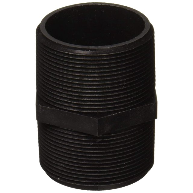 Pipe Nipple Greenleaf M2000P de 2 pulgadas, polipropileno negro