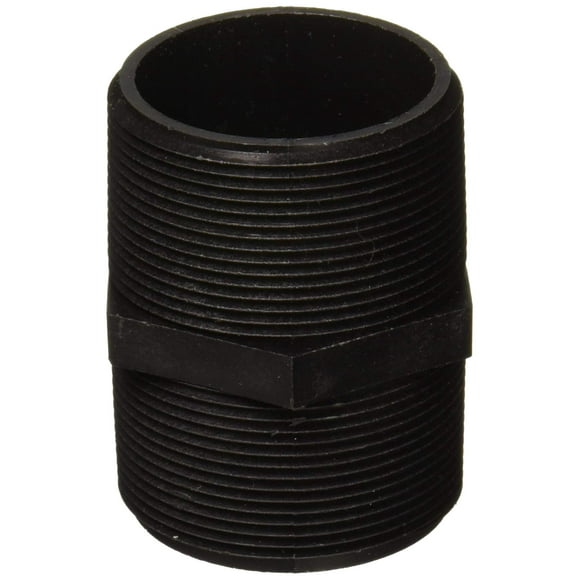 Pipe Nipple Greenleaf M2000P de 2 pulgadas, polipropileno negro