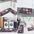 thumbnail image 5 of Pioneer Flower Floral Print Pattern Kitchen Rugs Sets Of 2,Anti Fatigue Kitchen Mat Rugs Non Slip Washable,Decorative Kitchen Floor Mats for Kitchen,Sink,Laundry,17"X30"+17"X47", 5 of 7