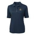 thumbnail image 2 of Women's Cutter & Buck Navy Toledo Mud Hens Virtue DryTec Eco Pique Recycled Polo, 2 of 3