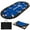 Blue, variant on Gymax 84'' x 42'' 10-Player Foldable Padded Poker Table Top w/ Carrying Bag Cup Holders Blue