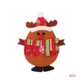 thumbnail image 1 of Tenedor de dibujos animados Utensilio de corte Navidad Navidad Reno Cuchara Funda Protector de manga Bolsa de ropa Decoración de vajilla AweSitey ZHF0220, 1 of 5