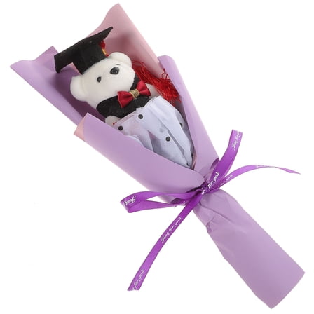 SOPOTUTU Cute Bear Bouquet Graduation Party Favor Decorative Friends 1Pack