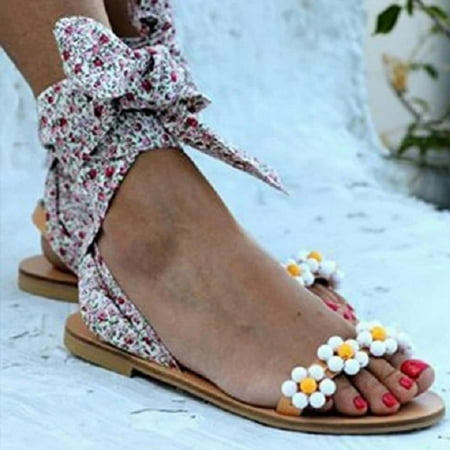 

Todqot Sandals Women- Quick-drying Summer Anti-slip Casual Taping Flat Beach Slippers Yellow 38