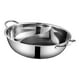 thumbnail image 3 of Olla caliente de acero inoxidable Shabu Shabu para cocina de inducción, olla caliente china para celebraciones de Acción de Gracias, reunión familiar 30cm con divisor, 3 of 8