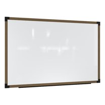 Ghent Prest Wall Whiteboard Magnetic Driftwood Oak Frame 4 x 8ft