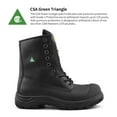 thumbnail image 2 of Tiger Safety CSA Men's Work Boots Steel Toe Leather 3088, 2 of 7