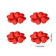 thumbnail image 3 of Snack Plates Red Divided Fruit Nut Tray Festival Serving Dishs For Home Party, 3 of 6