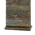 thumbnail image 4 of Buon 31 Inch Hydrocal Table Lamp, Drum Shade, Dark Brown Tall Block Base, 4 of 5