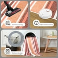thumbnail image 4 of Astorug 4x6 ft Orange Red Machine Washable Rug Geometric Striped Low-Pile Carpet, Non-Slip Boho Design for Bedroom/Office/Kitchen, 4 of 8