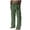 Army Green, variant on Men's Casual Pants for Everyday Wear with Modern Digital Print and Tailored Straight Leg Design for Versatile to Weekend Green S