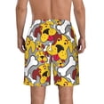 thumbnail image 3 of Naloa Cute Dog Men's Beach Shorts, Surfing shorts, Swim trunks, Quick Dry Swim Trunks for Surfing Beach Fun - 3X-Large, 3 of 9