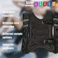 thumbnail image 7 of Weighted Vest for Men Women Kids, 12 16 20 25 30 Lbs Weights Included, Workout Equipment Strength Training Weight Vest for Training Workout, Jogging, Cardio, Walking, 7 of 7