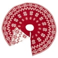 thumbnail image 3 of Dual-sided Festive Knit Tree Skirt, 3 of 4