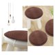 thumbnail image 4 of pstuiky Taburete redondo de madera maciza con cojín para silla cojín grueso para las cuatro estaciones cojín redondo de esponja para asiento de taburete cojín grueso, 4 of 6