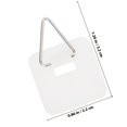 thumbnail image 2 of TABLZONE 45Pack Square Molding Hooks for Picture Hanging Plastic Removable Adhesive Hangers 1.7X1.3X0.2in Renters, 2 of 8