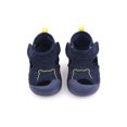thumbnail image 4 of Woobling Infant Crib Shoes Rubber Sole Sandals Magic Tape Summer Shoe Lightweight Flats Beach Flat Sandal Navy Blue 6.5C, 4 of 8