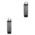 thumbnail image 4 of Billuyoard Soporte para bolsa de comestibles, 12L, para colgar en la pared, calcetines de cocina, dispensador de bolsas de almacenamiento, organizador de Negro 2piezas Billuyoard CBP285010, 4 of 5