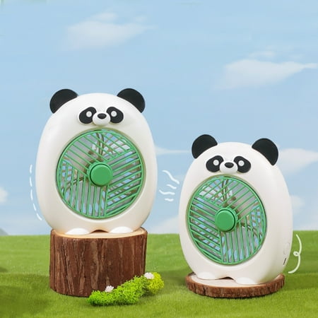 

Moe Pie Spinning Music Small Desktop Fan Office Desktop Fan Mute High Wind Power Students Mini Usb Electric Fan