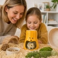 thumbnail image 3 of Ceramic Pumpkin Hamster Hideout,Cozy Small Pet Shelter Cave,Easy‑Clean Ceramic House For Cage Habitat Halloween Decor(Orange-4.92"), 3 of 4