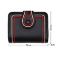 thumbnail image 2 of Green Womens Rfid Blocking Bifold Wallet With Zipper And Snap Button Closure Multiple Card Slots Cash Pocket And Id Window 12X95Cm Leather Material Secure And Stylish For Daily Use, 2 of 6