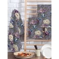 thumbnail image 2 of Spring Flowers Kitchen Dish Towels for Drying Dishes Set of 2, Farmhouse Retro Botanical Purple Blue Floral Waffle Weave Microfiber Hand Tea Bathroom Towels Quick Dry & Absorbent Towel 15.7x23.6, 2 of 7