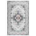 thumbnail image 2 of Softlife Ultra-Thin Chenille Vintage Area Rug Oriental Tribal Antique Carpet Boho Style, 7' x 10', Beige, 2 of 8