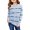 Sky Blue, variant on Langwyqu Girls Kids Crewneck Long Sleeve Pullover Tops Spring Fall Stripe Tops for 4-15 Years