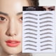 thumbnail image 5 of EeaseMX 4 pegatinas para cejas postizas 6D con efecto de pelo para niña, 5 of 7