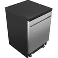 thumbnail image 4 of Ge Gpt225ssl 24" Wide 12 Place Setting Portable Top Control Dishwasher - Stainless Steel, 4 of 5