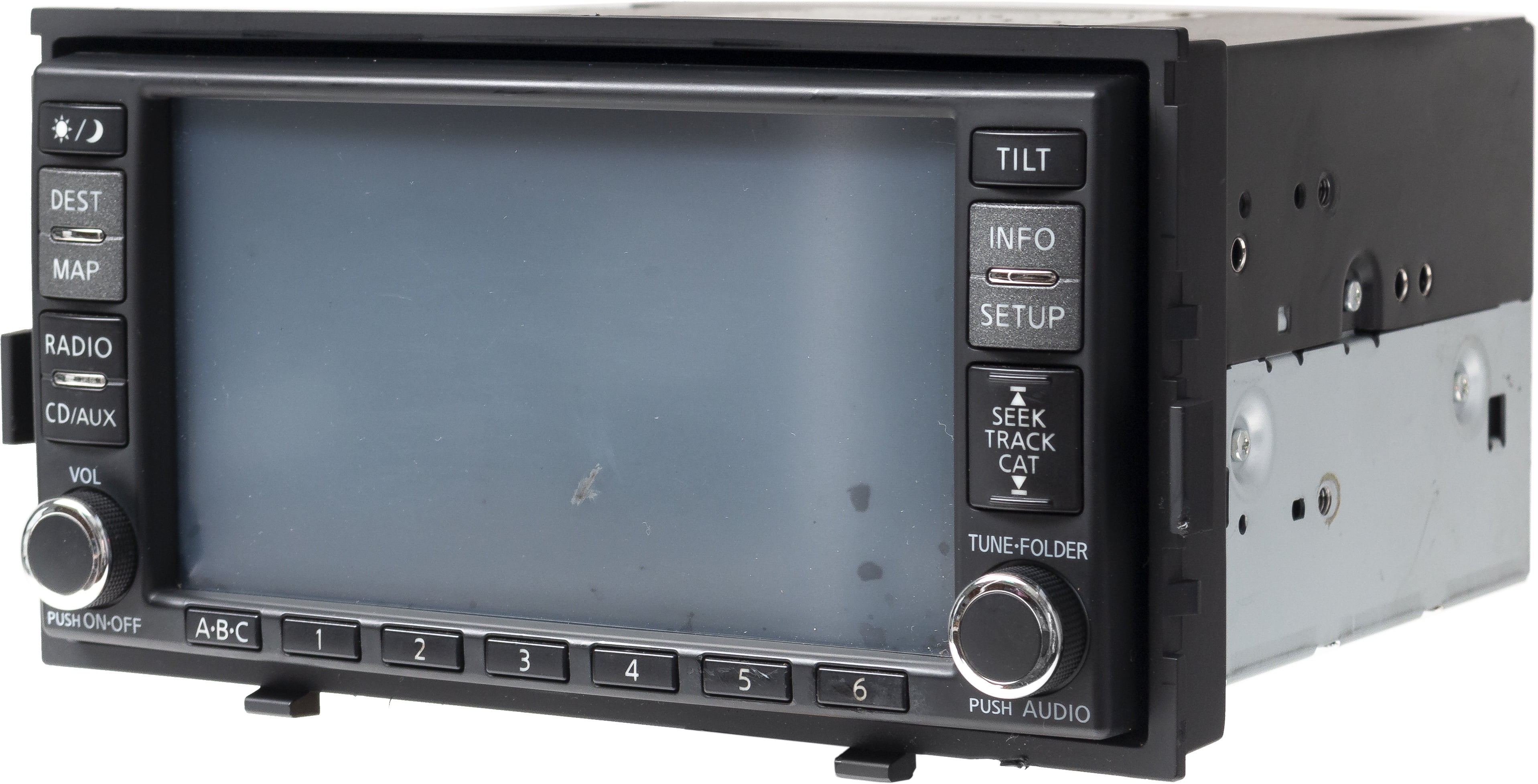 Restored 2007-08 Nissan Altima AM FM Radio 6 Disc CD MP3 Player GPS Navigation 25915JA00A (Refurbished)
