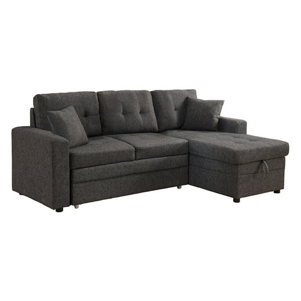 Milton Greens Stars Darwin Sectional Sofa with Storage and Pull Out Bed